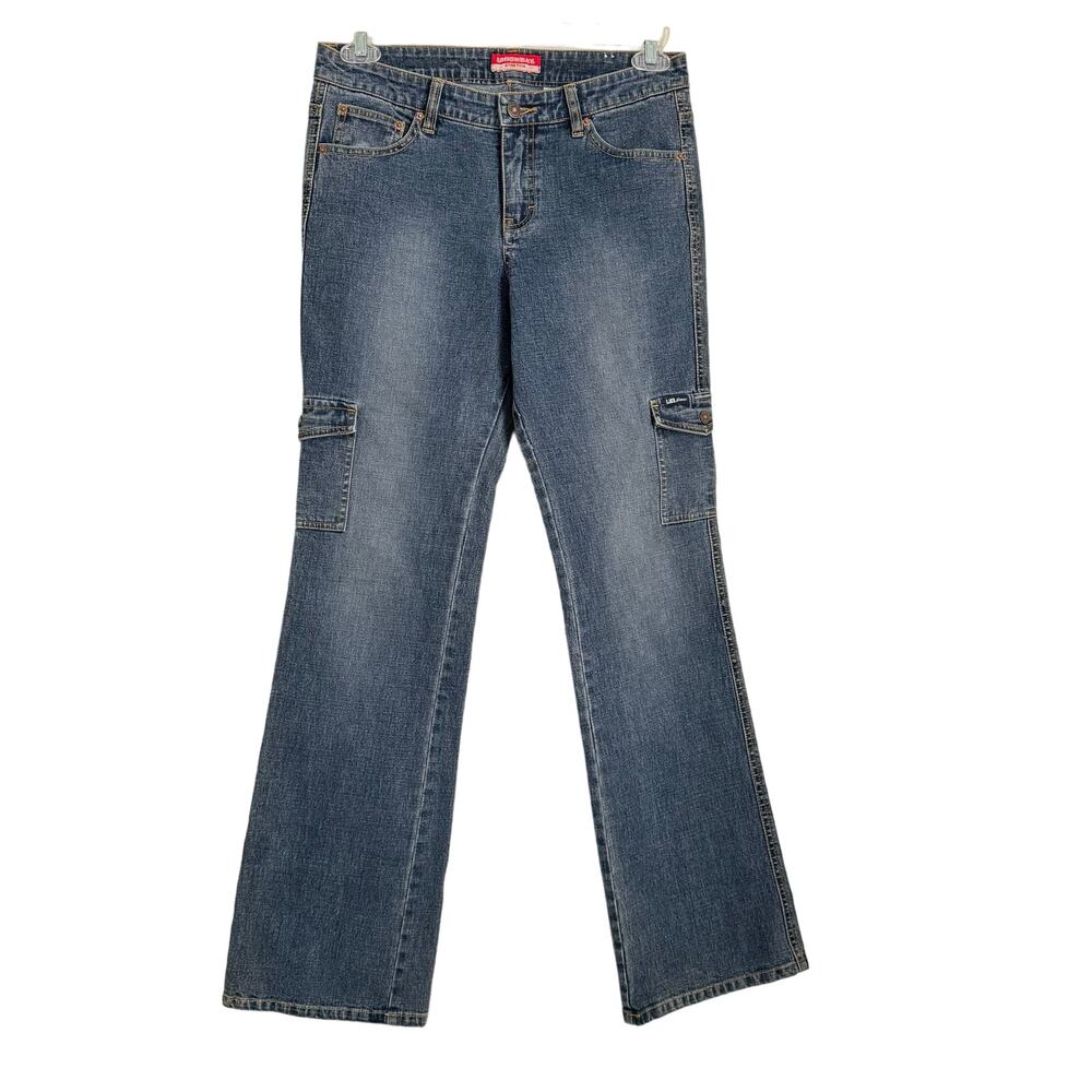 Union Bay Stretch Womens Mid Rise Bootcut Jeans with Thigh Pockets Size 9 32x32